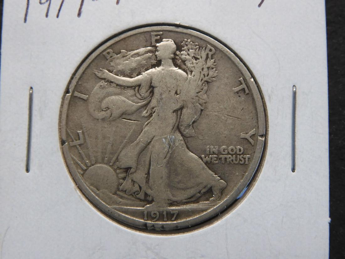 1917 Walking Liberty Half Dollar: 1917 Walking Liberty Half Dollar Condition YES WE SHIP ALL COINS. Pricing depends on destination, we will take the most cost effective option any where in the USA Plus insurance! We will combine shi