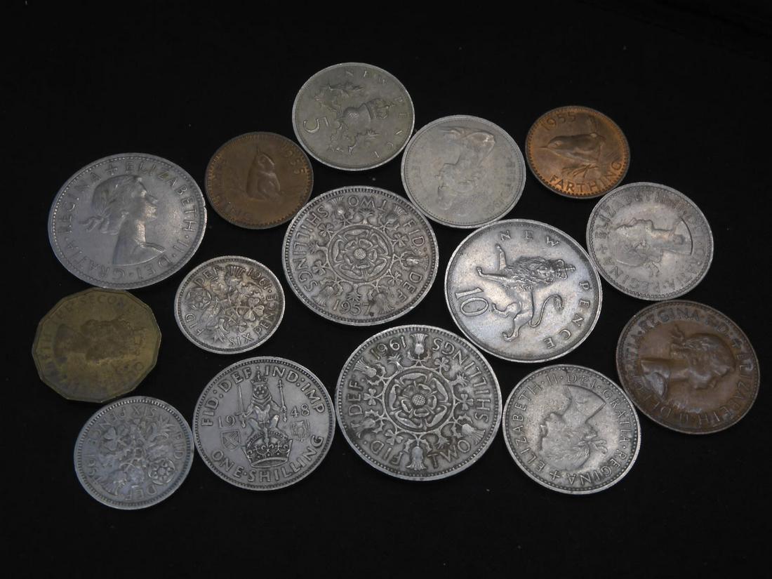 14 Misc. Great Britain coins (1 of 4)