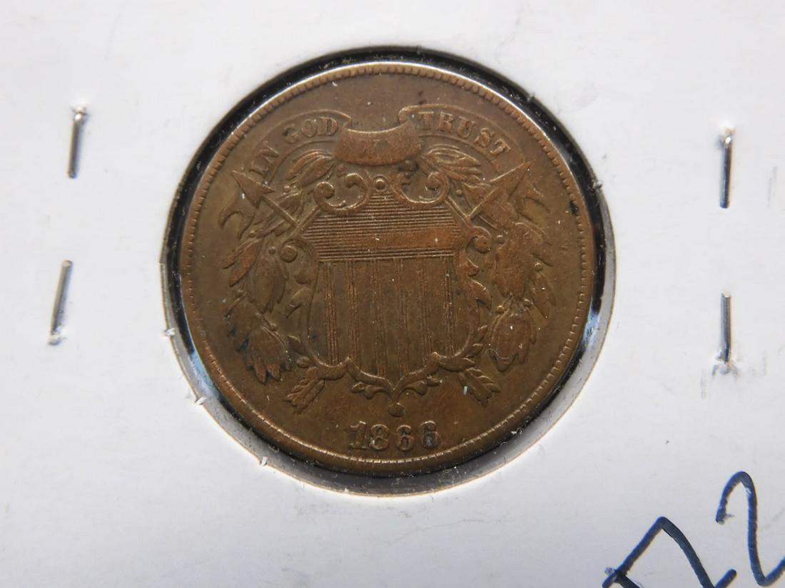 1866 2 Cent Piece (1 of 3)