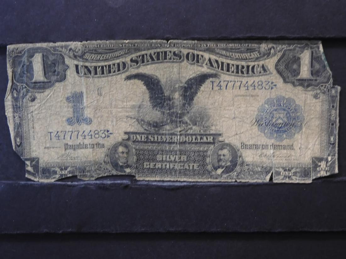 1899 ONE DOLLAR SILVER CERTIFICATE: 1899 ONE DOLLAR SILVER CERTIFICATE