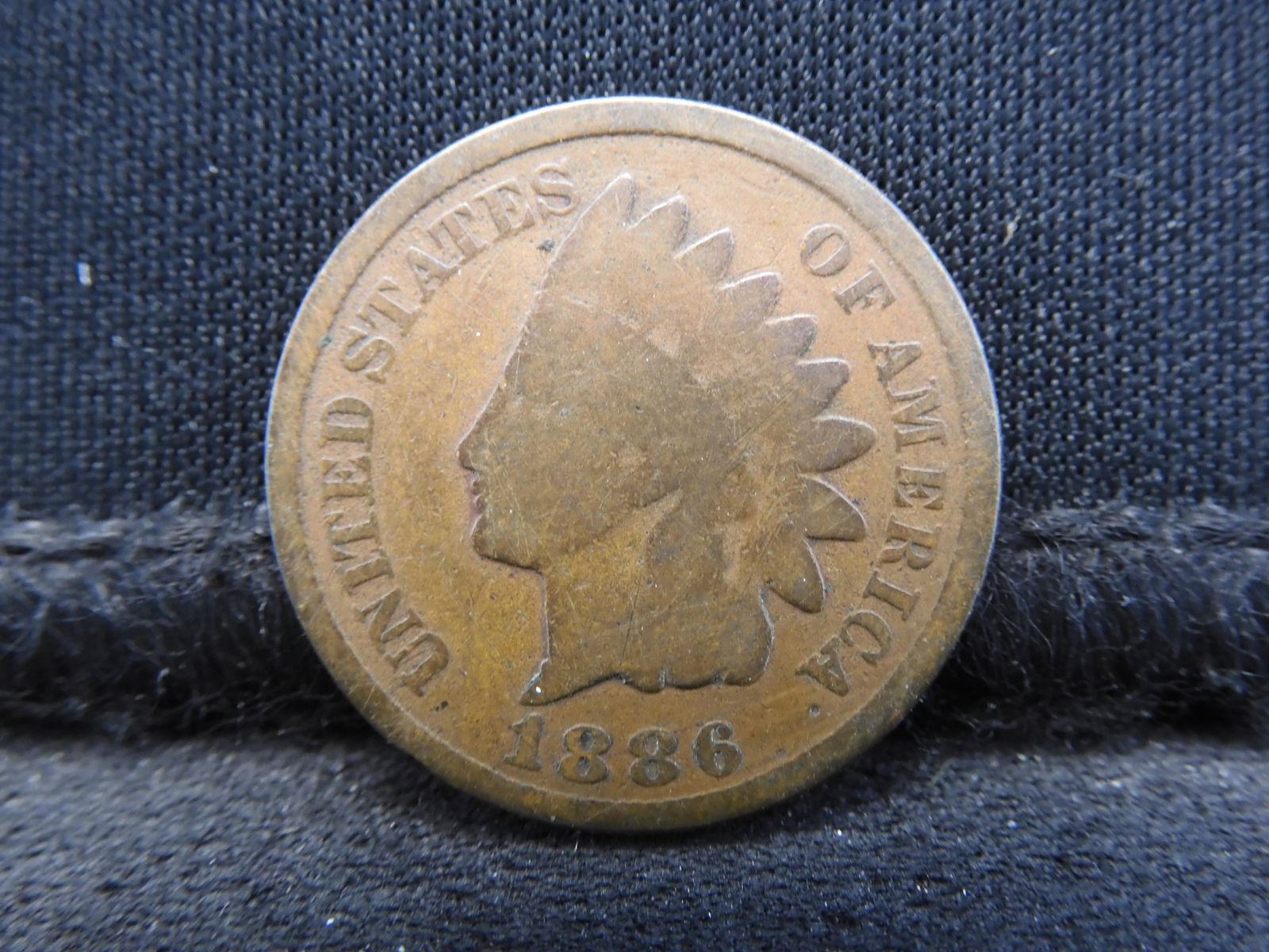 1886 Type 2 (Rarer Variety) Indian Head Cent. (1 of 2)