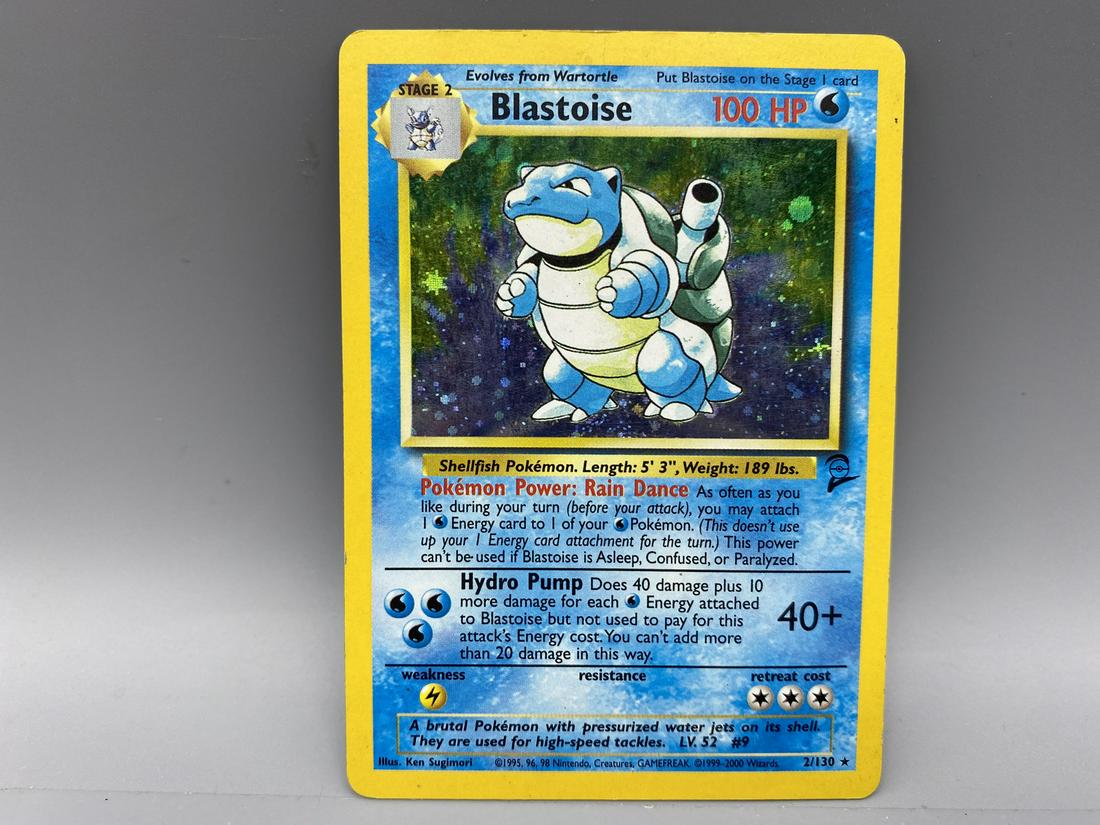 Pokemon Base Set 2 Blastoise Holo #2/130 (1 of 3)