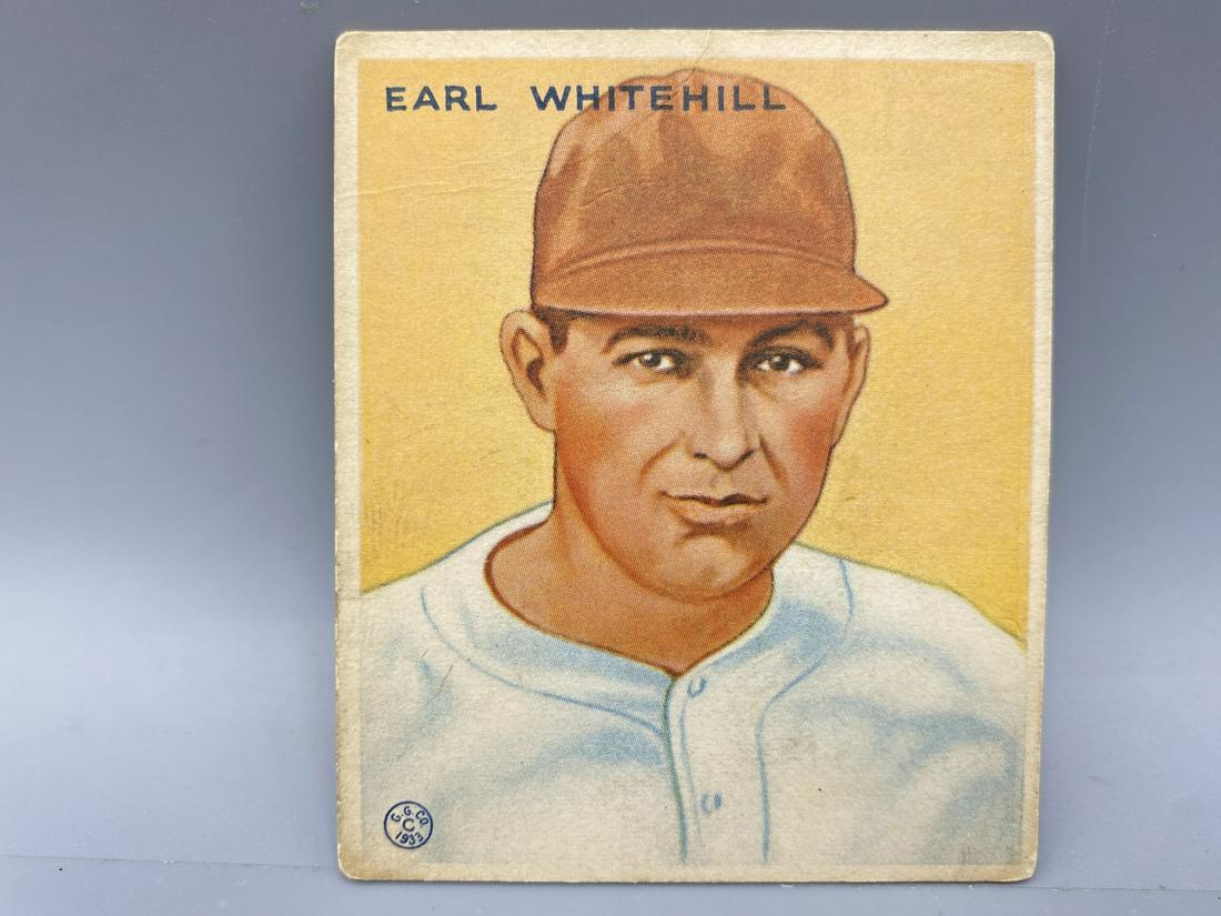1933 GOUDEY #124 EARL WHITEHILL - SENATORS: 1933 GOUDEY #124 EARL WHITEHILL - SENATORS