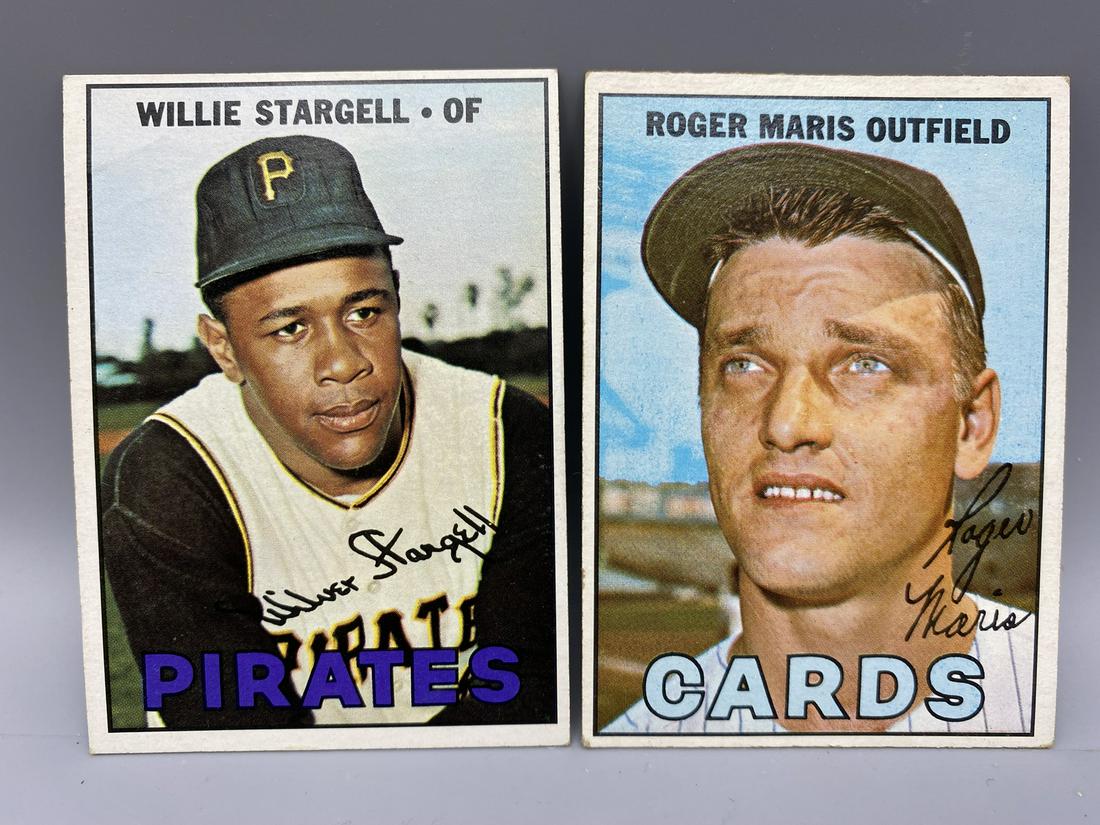 1967 Topps Willie Stargell #140 & Roger Maris #45 - (1 of 2)