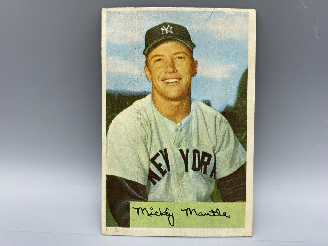 1954 BOWMAN #65 MICKEY MANTLE - YANKEES / HOF (1 of 2)