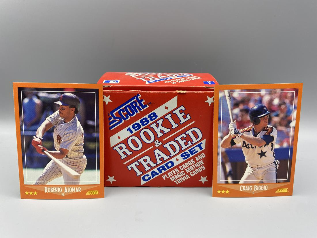 1988 Score Rookie & Traded Card Complete Set W/ Roberto (1 of 2)