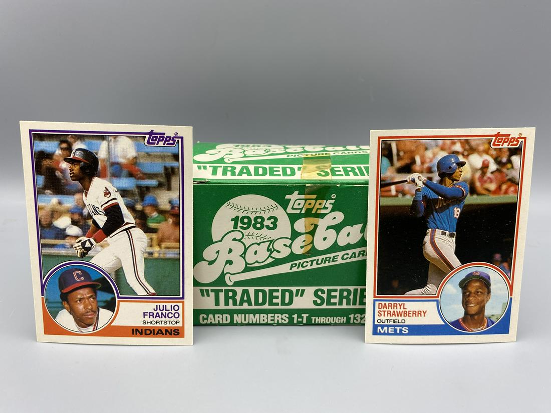 1983 Topps Traded Baseball Complete Set - Julio Franco (1 of 2)