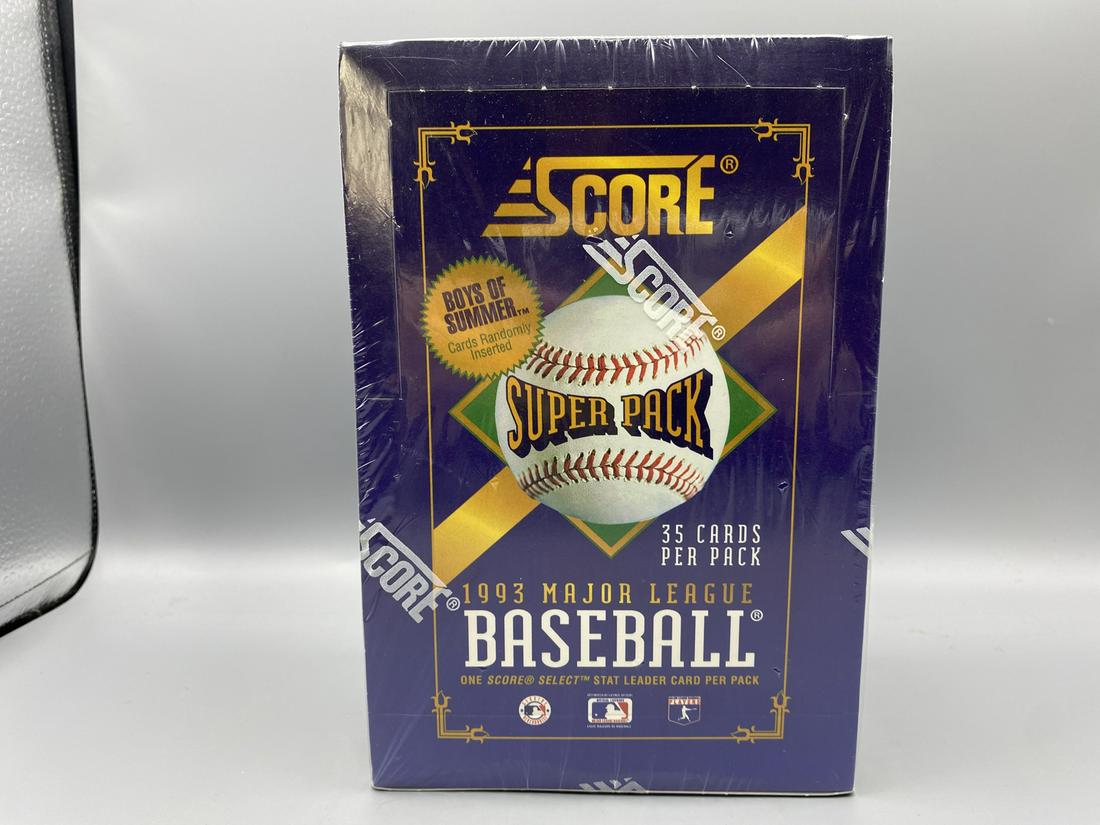 1993 Score Baseball Super Pack Factory Sealed Box - (1 of 3)