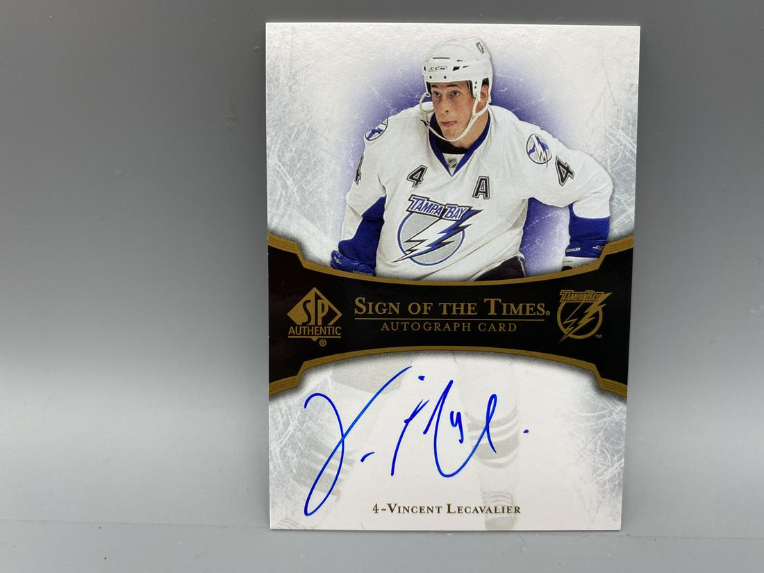 2007-08 SP Authentic Vincent Lecavalier Sign of The (1 of 2)