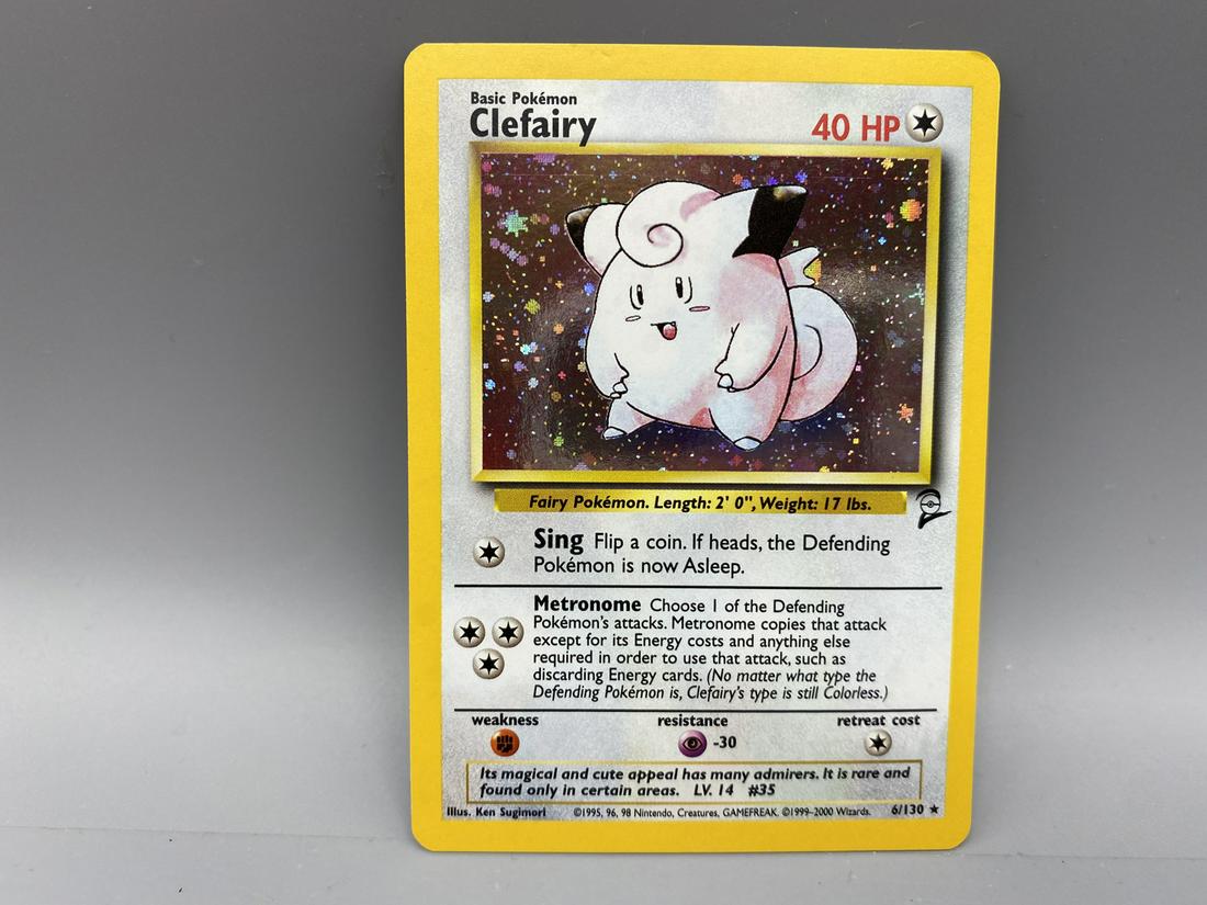 Pokemon Base Set 2 Clefairy Holo #6/130 (1 of 2)