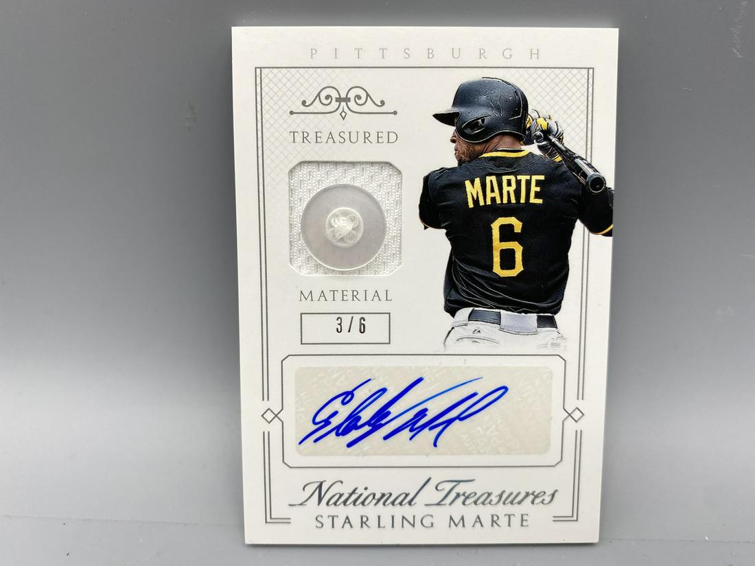 2015 National Treasures Starling Marte Game Used (1 of 2)