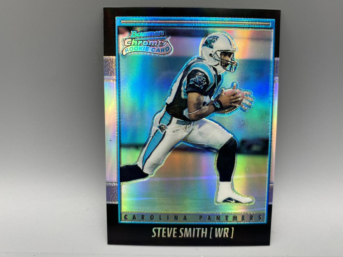 2001 Bowman Chrome Steve Smith Refractor RC #132 (1 of 2)