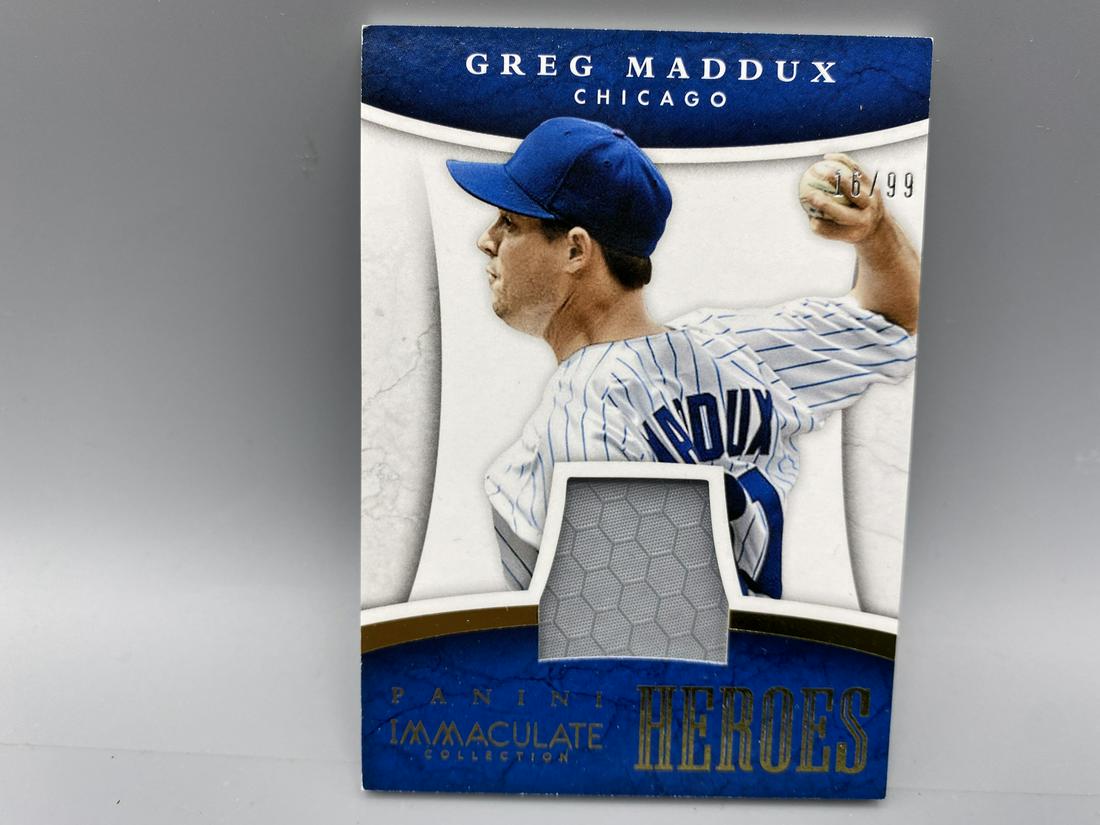 2015 National Treasures Greg Maddux Heroes Game Used (1 of 2)
