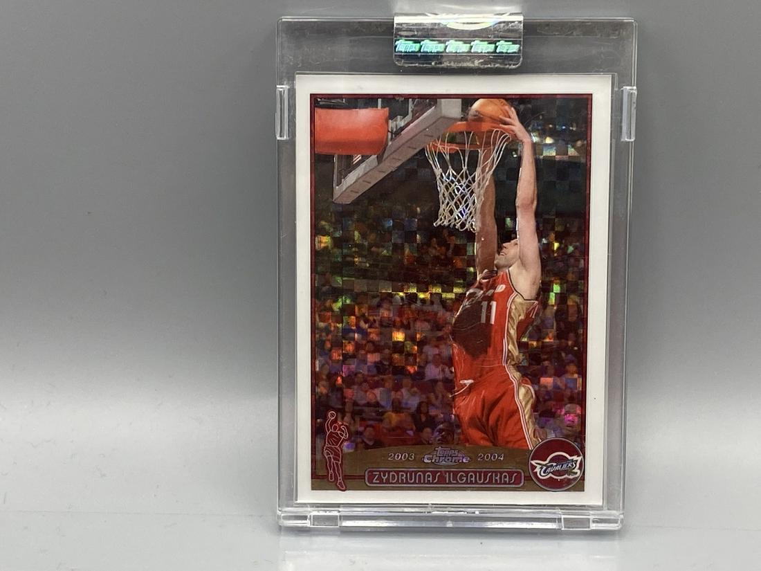 2003-04 Topps Chrome Zydrunas Ilgauskas Xfractor RC #75 (1 of 2)