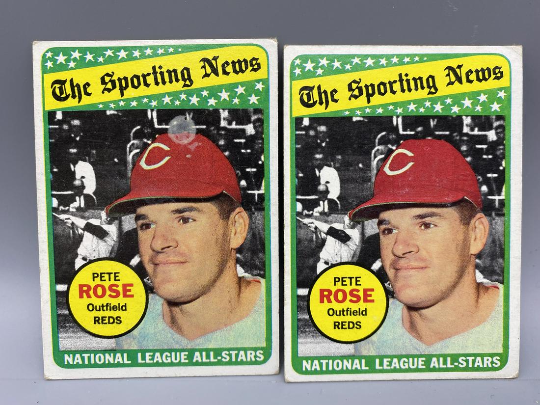 1969 Topps The Sporting News Pete Rose #424 - Lot of 2 (1 of 2)