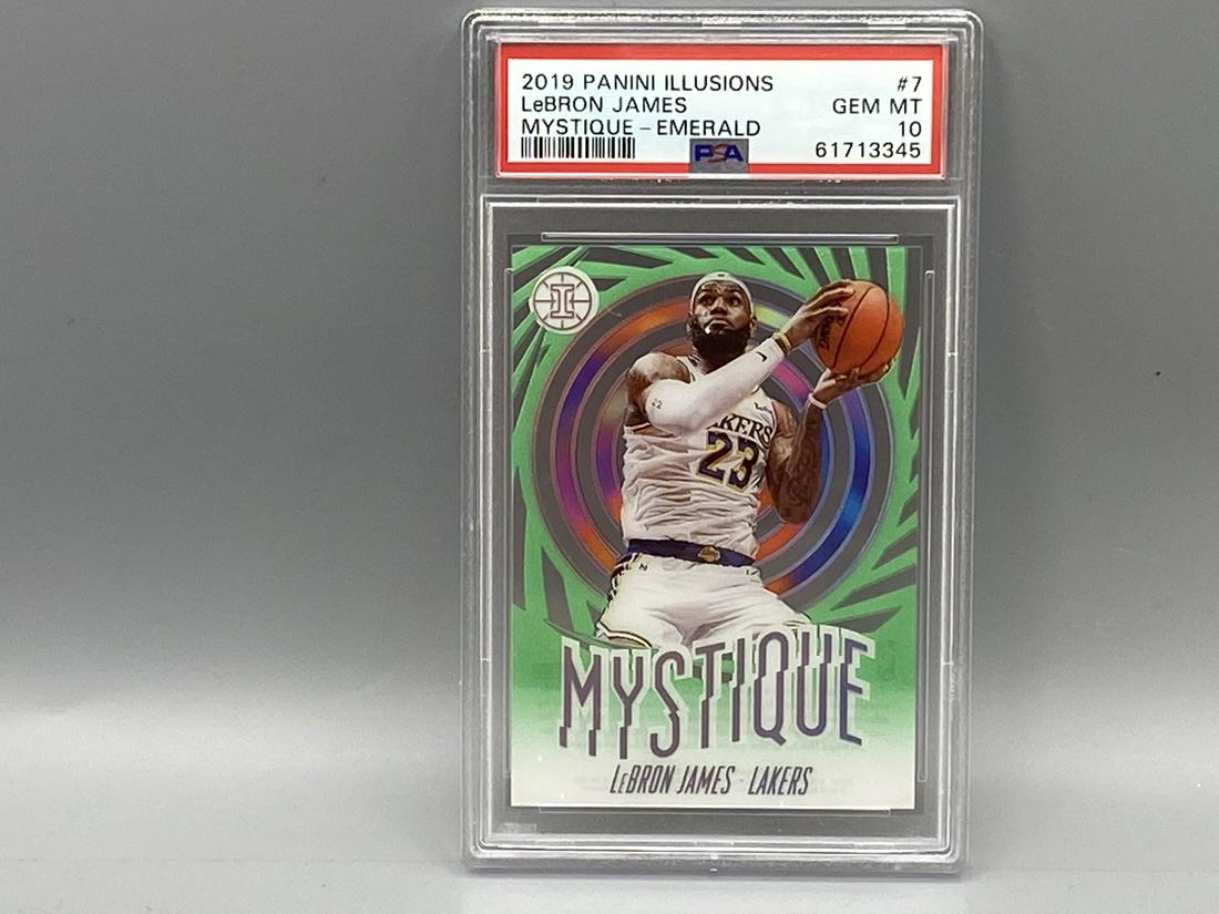 2019 Panini Illusions Lebron James Mystique-Emerald #7 (1 of 2)