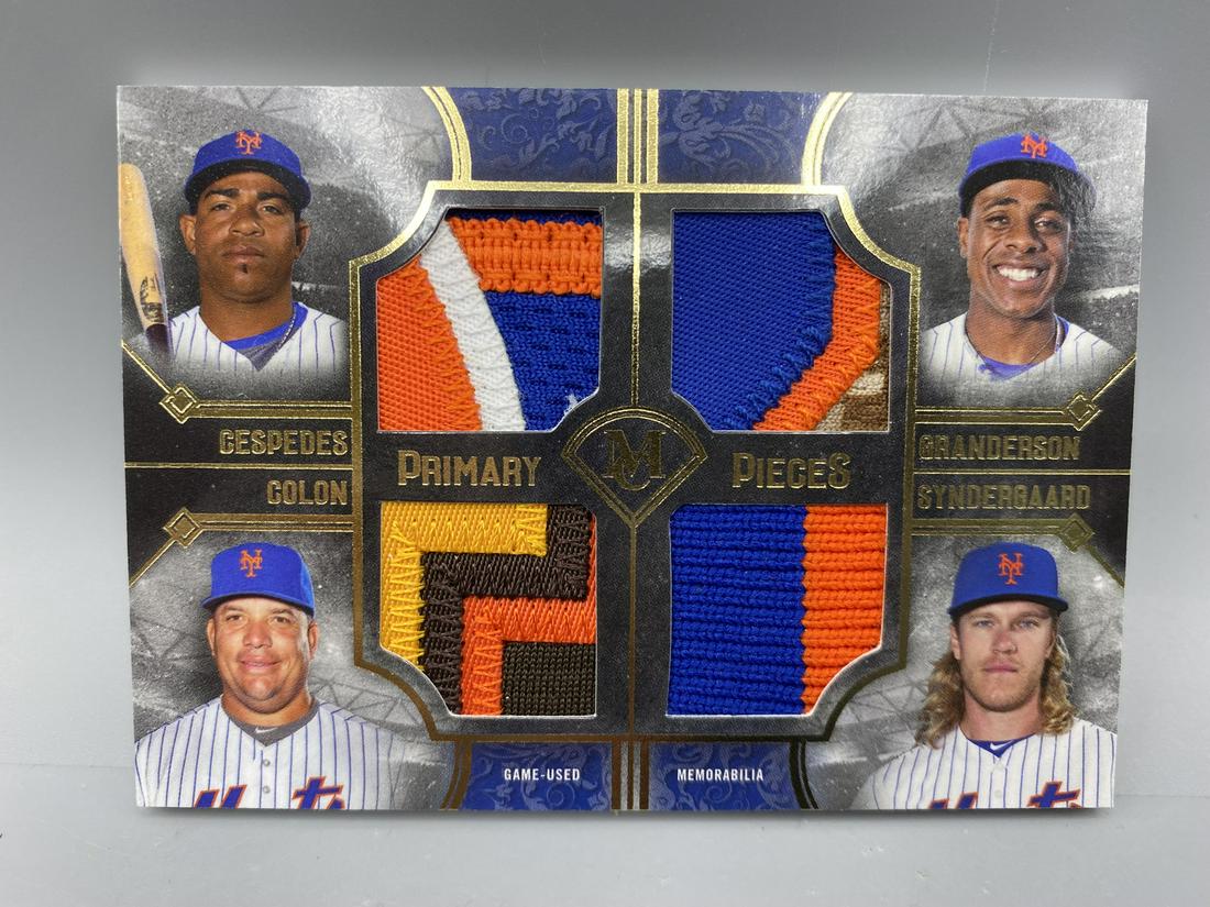 2017 Topps Museum Collection Cespedes, Granderson, (1 of 2)
