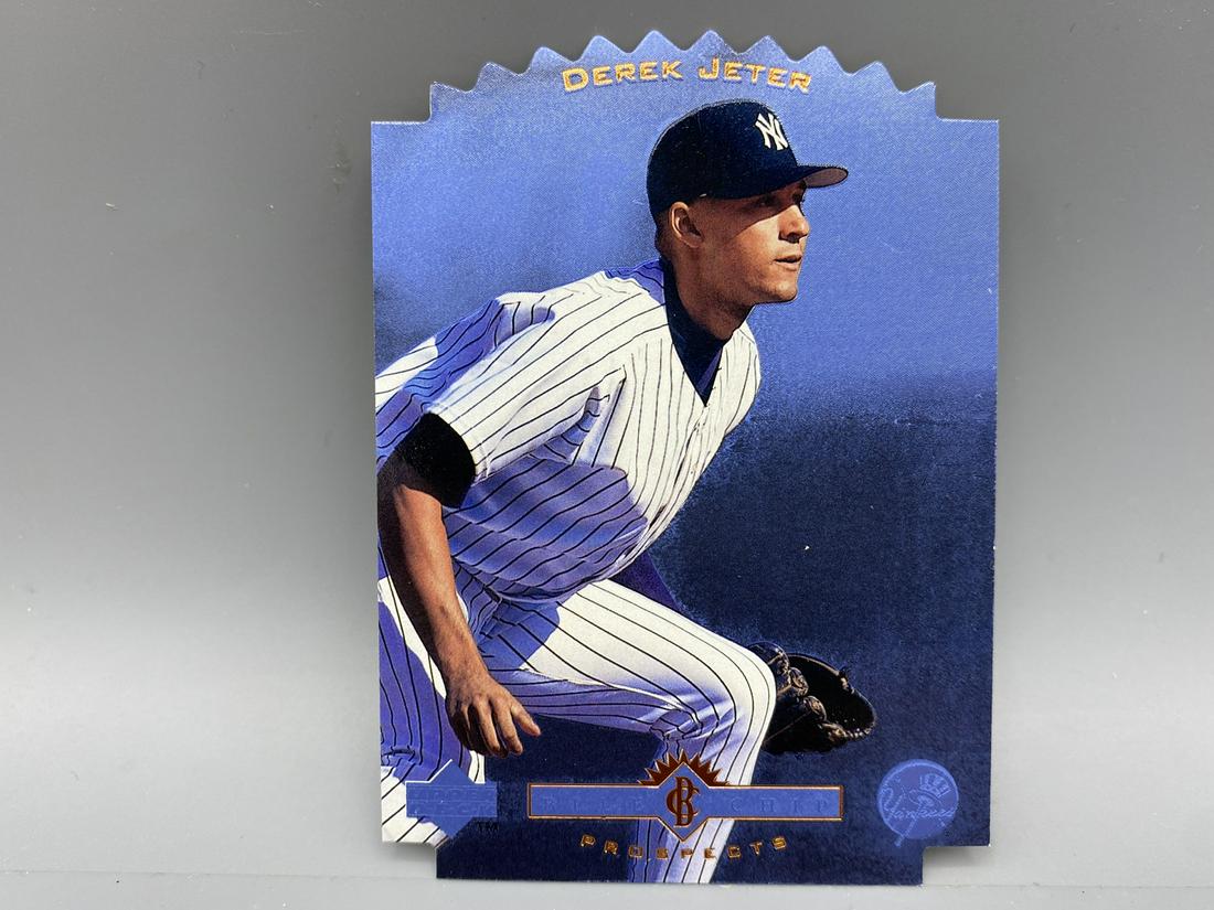 1996 Upper Deck Blue Chips Prospects Derek Jeter (1 of 2)