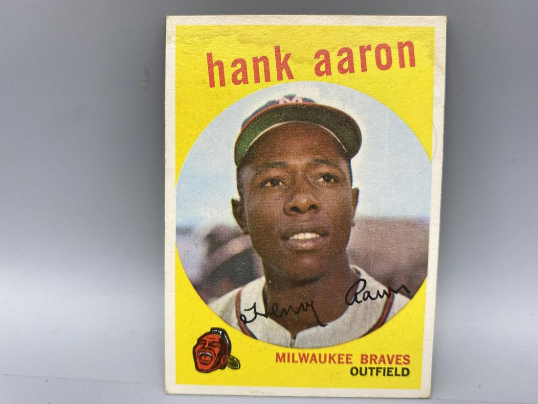 1959 Topps Hank Aaron #380 (1 of 2)