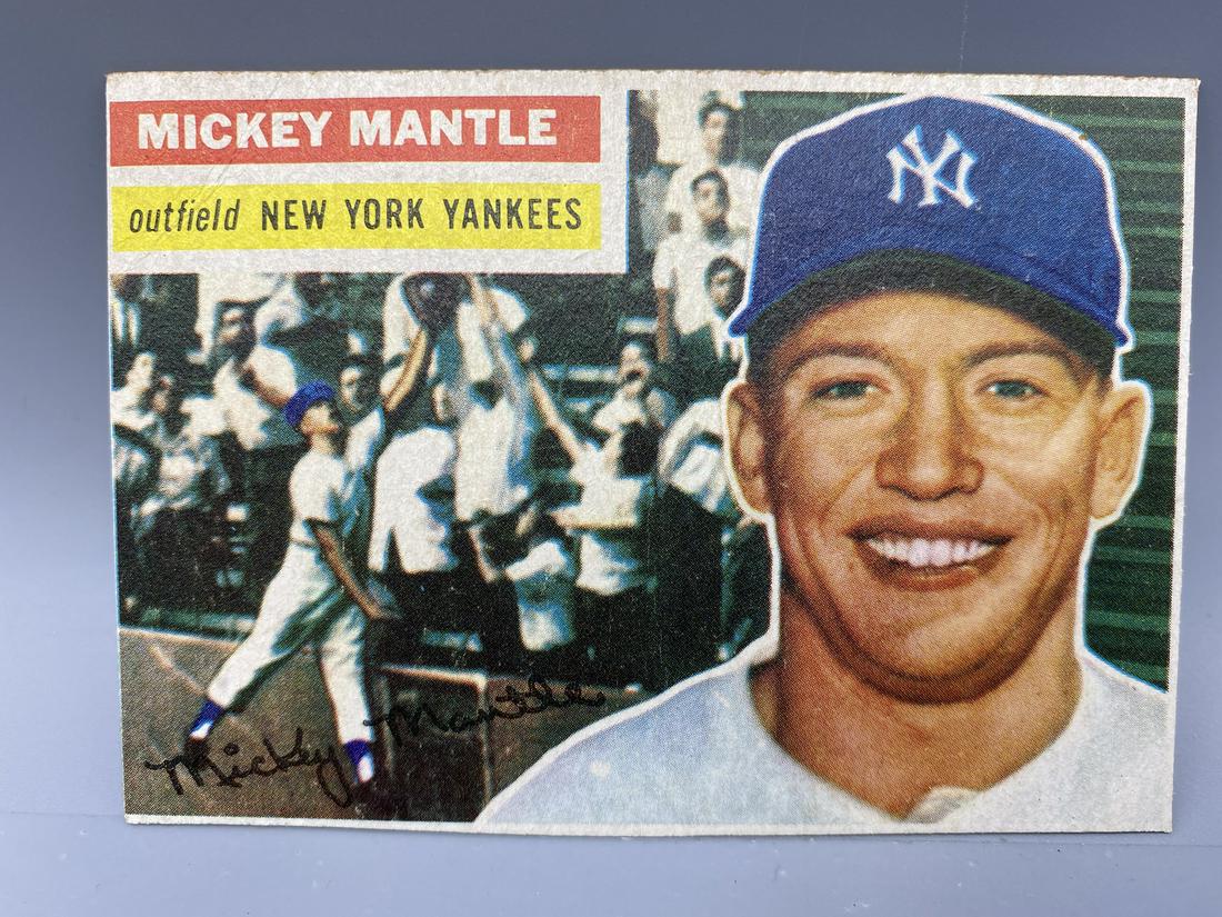 1956 Topps Mickey Mantle #135 - Trimmed (1 of 3)