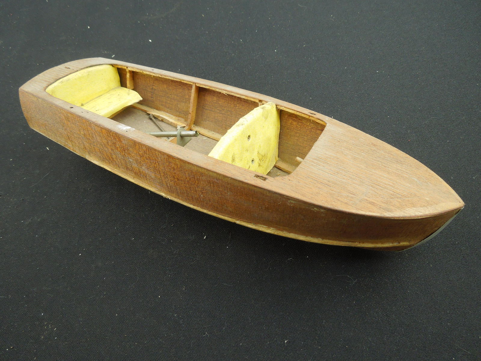Two Wooden Model Boats in the Rough (1 of 3)