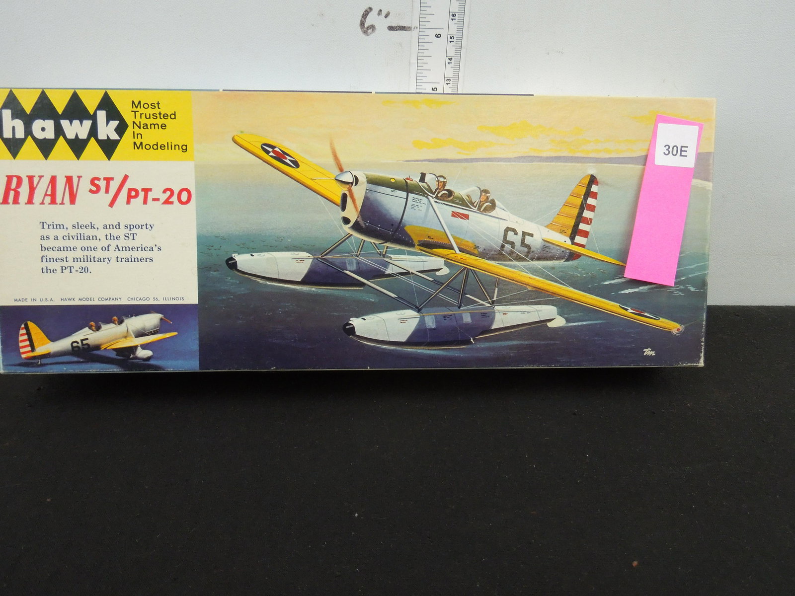 Hawk Ryan ST/PT-20 Model Airplane Kit, Opened, Unbuilt (1 of 4)