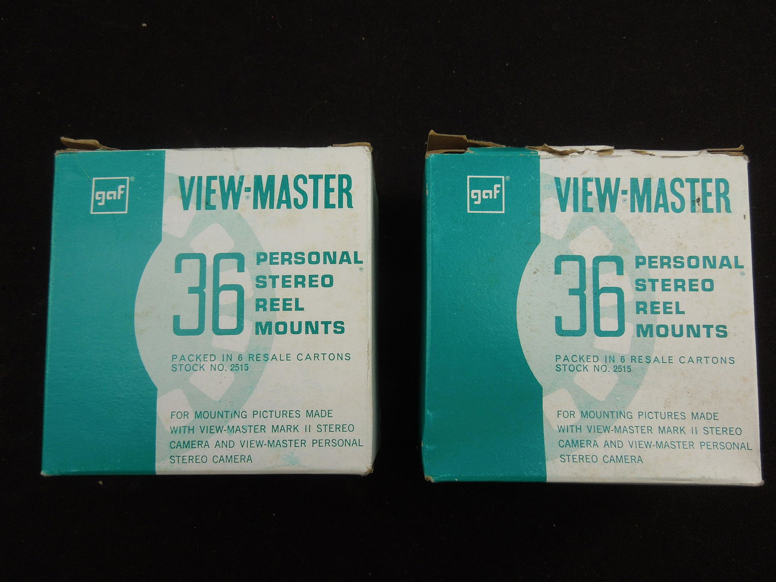 Two Boxes of View-Master Personal Stereo Reel Mounts; Appear to be 72 in Total But Not Counted (1 of 3)