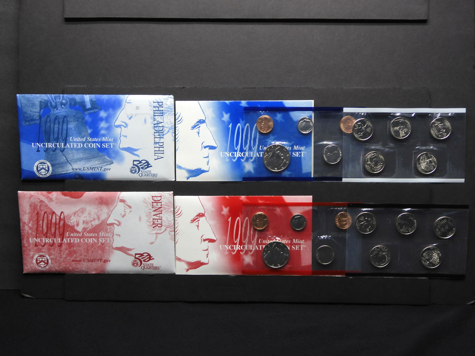 1999 U.S. Uncirculated P & D Mint Set OGP (1 of 11)