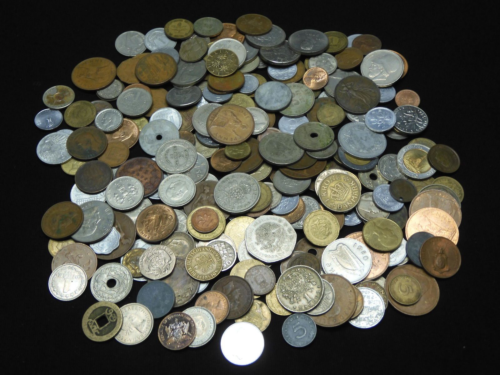 2.4 Lbs. World Coins - Various Countries! Fun to Search!! (1 of 5)