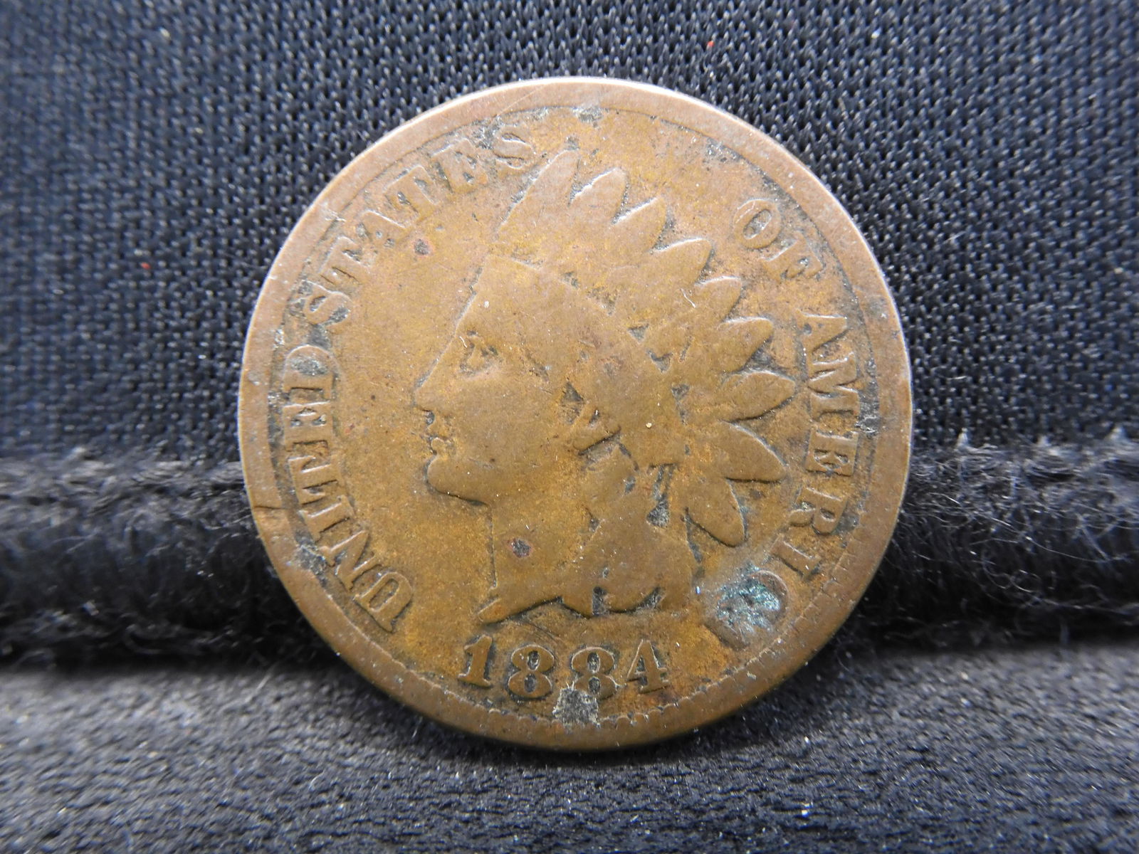 1884 Indian Head Cent - Tough Date! (1 of 2)