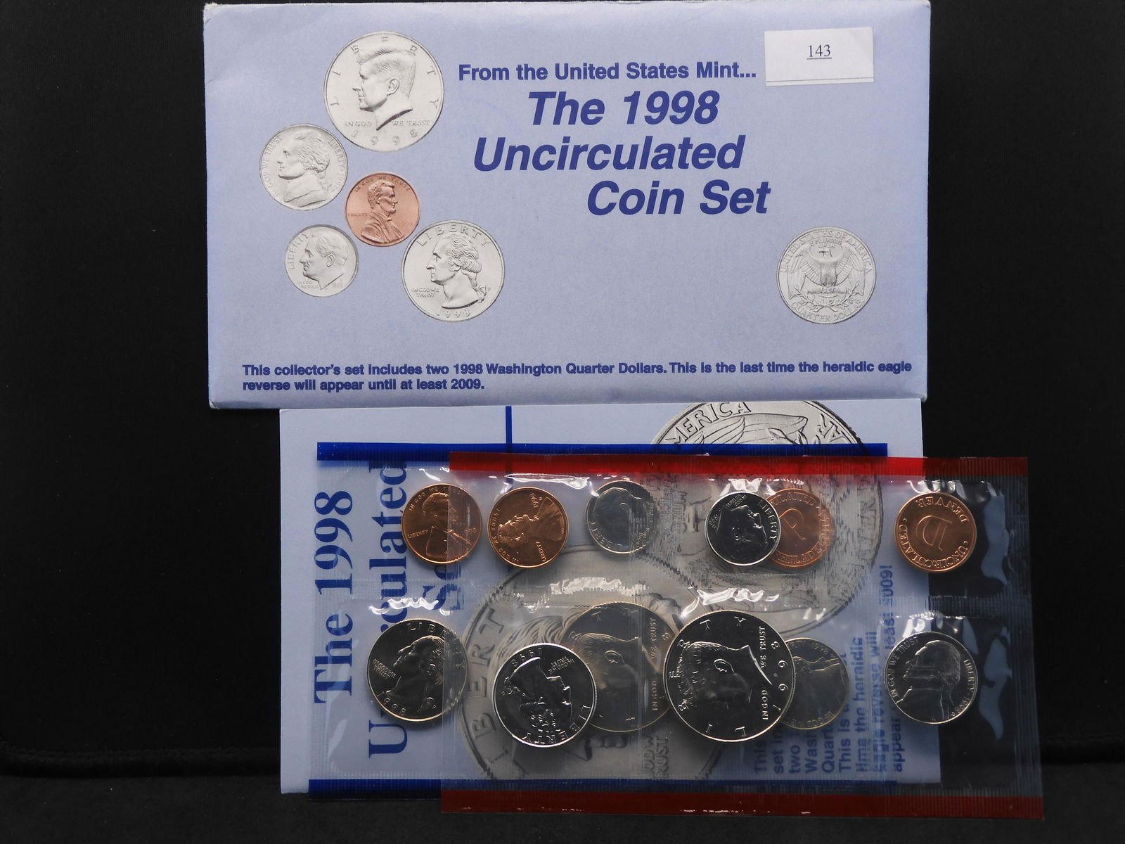 1998 U.S. Uncirculated P & D Mint Set OGP (1 of 6)