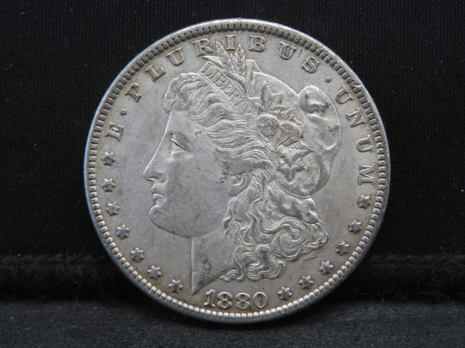 1880 Morgan Silver Dollar - AU+ Condition (1 of 2)