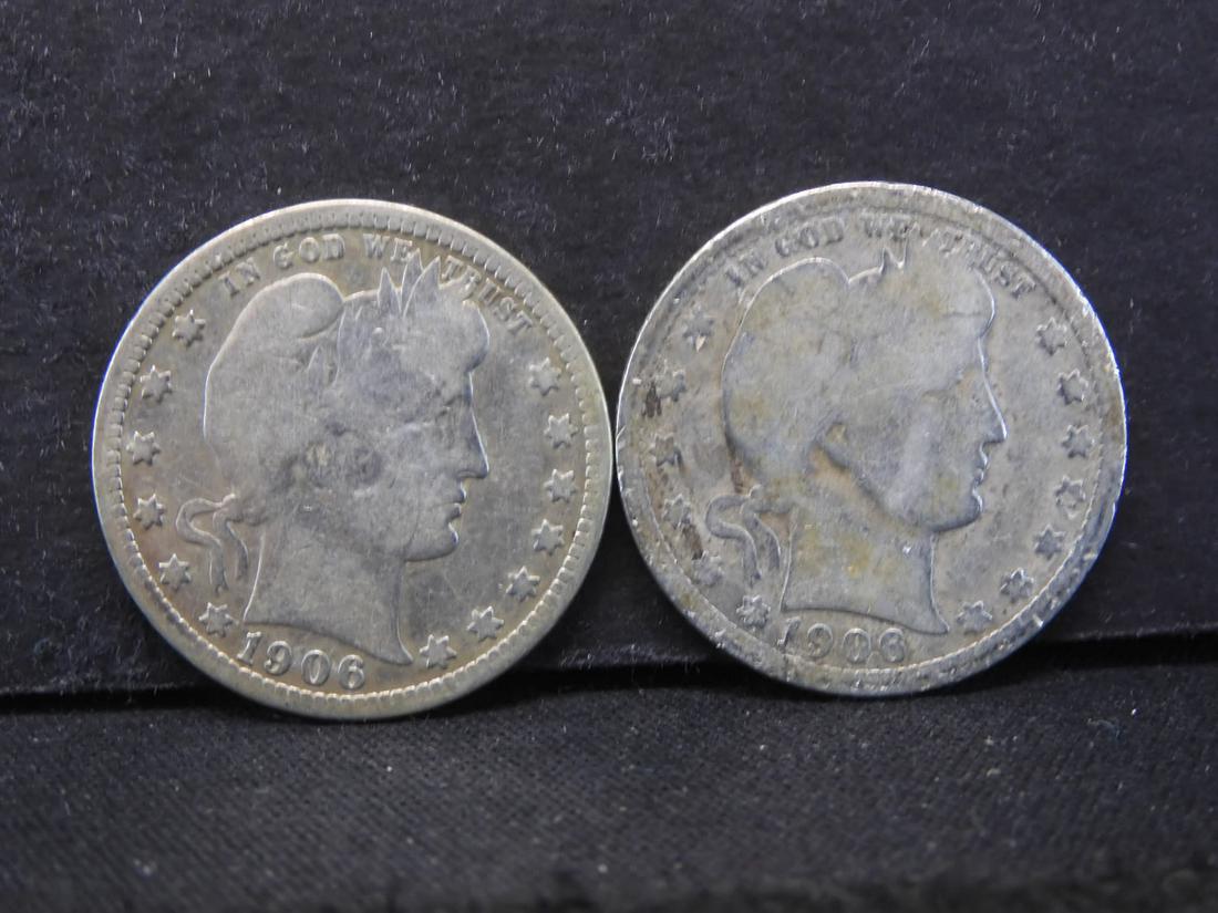 Two 1906 Barber Quarters (1 of 2)
