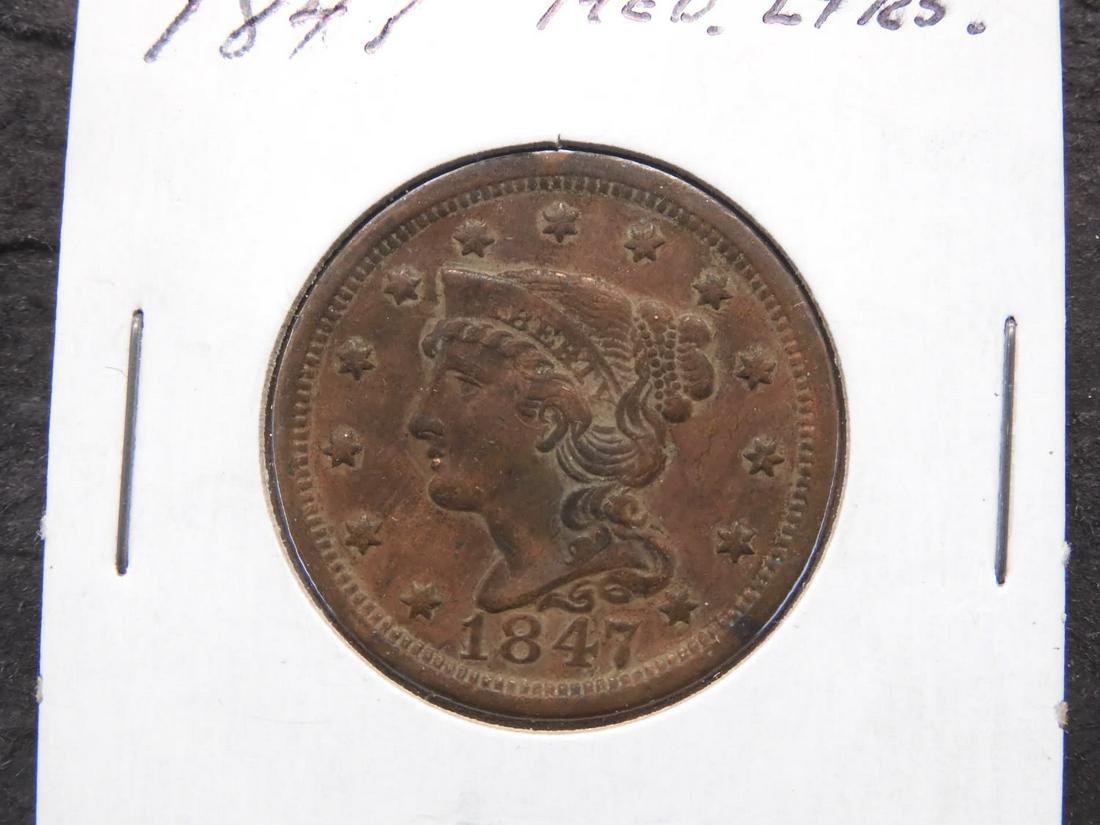 1847 Large Cent (1 of 3)