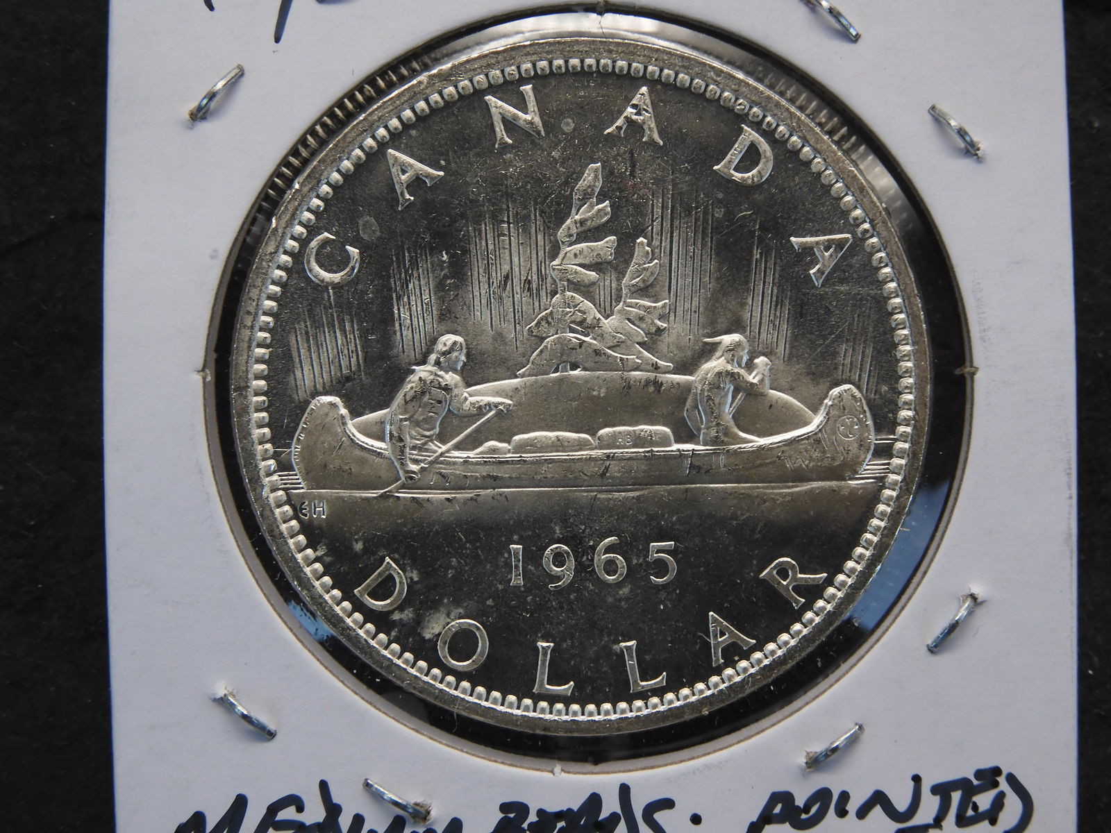 1965 $1 EII .80 Silver BU Canadian Coin (1 of 3)