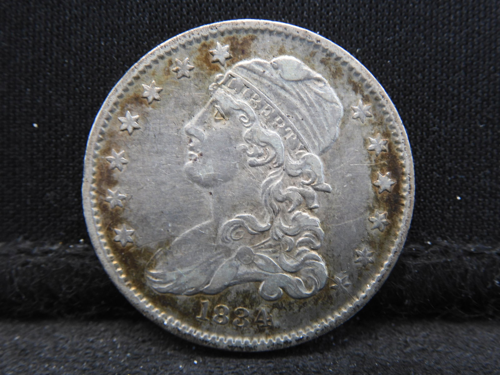 1834 Capped Bust Quarter.  XF. (1 of 3)