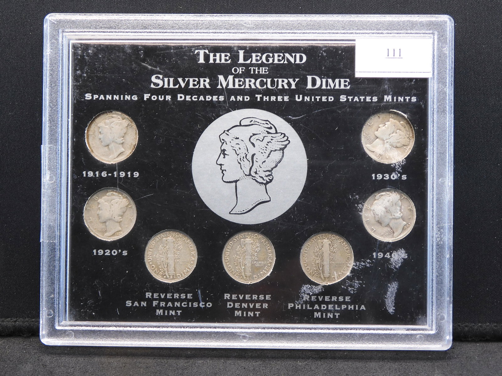 The Legend of the Silver Mercury Dime - Spanning 4 Decades & 3 U.S. Mints - 7 Silver Dimes! (1 of 2)