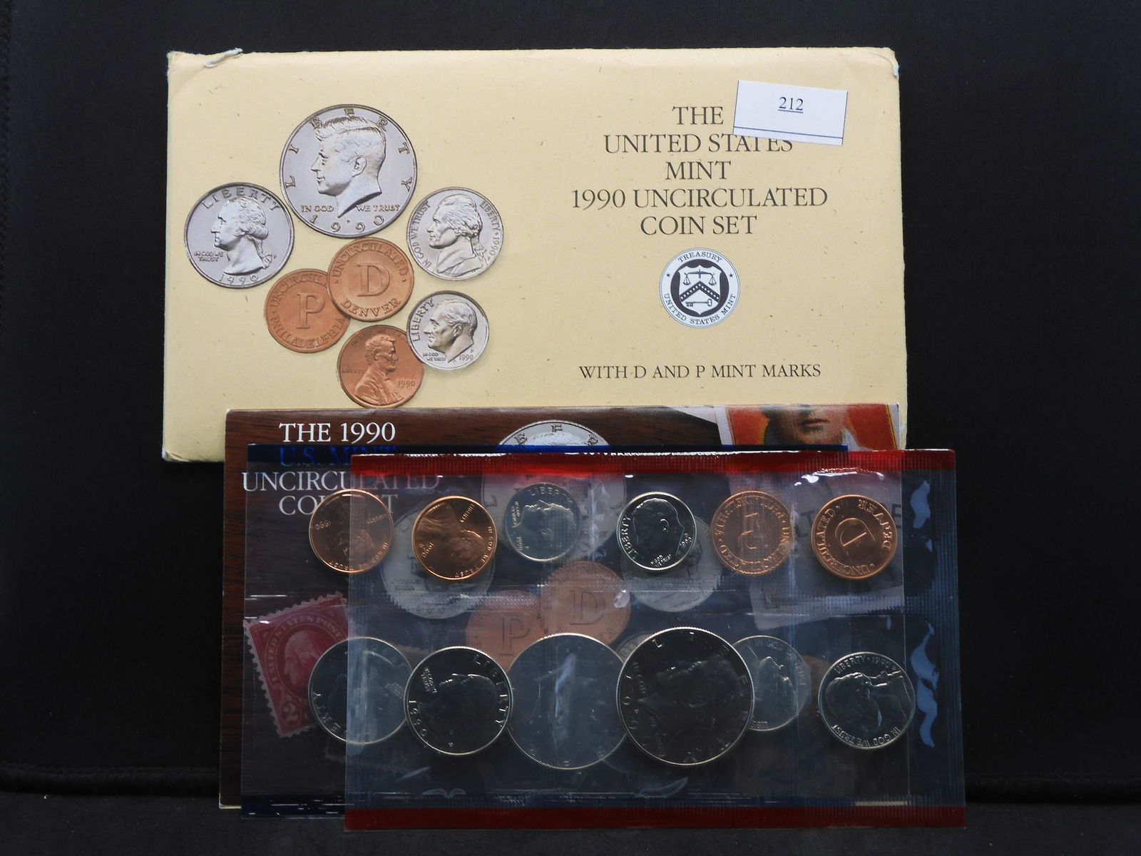 1990 U.S. Uncirculated P & D Mint Set OGP (1 of 6)