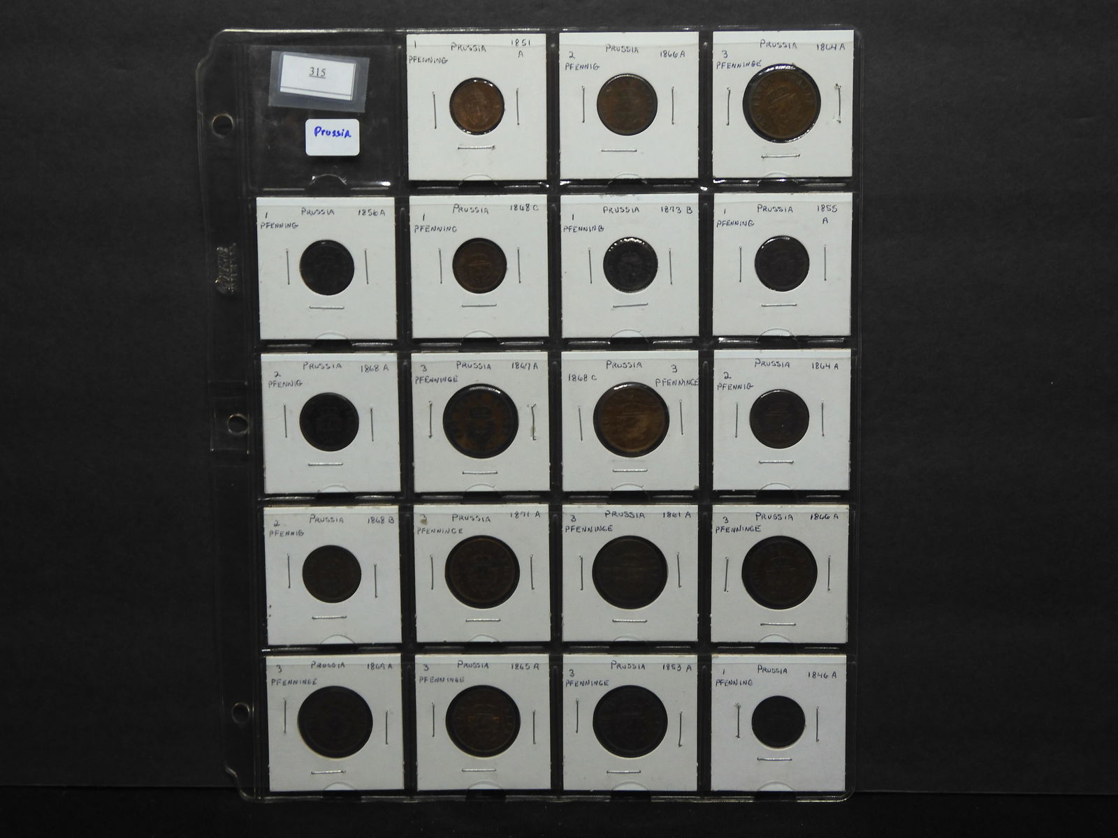 19 Prussia Coins - Variety of Denominations - Dated & Identified - Nice Details (1 of 8)