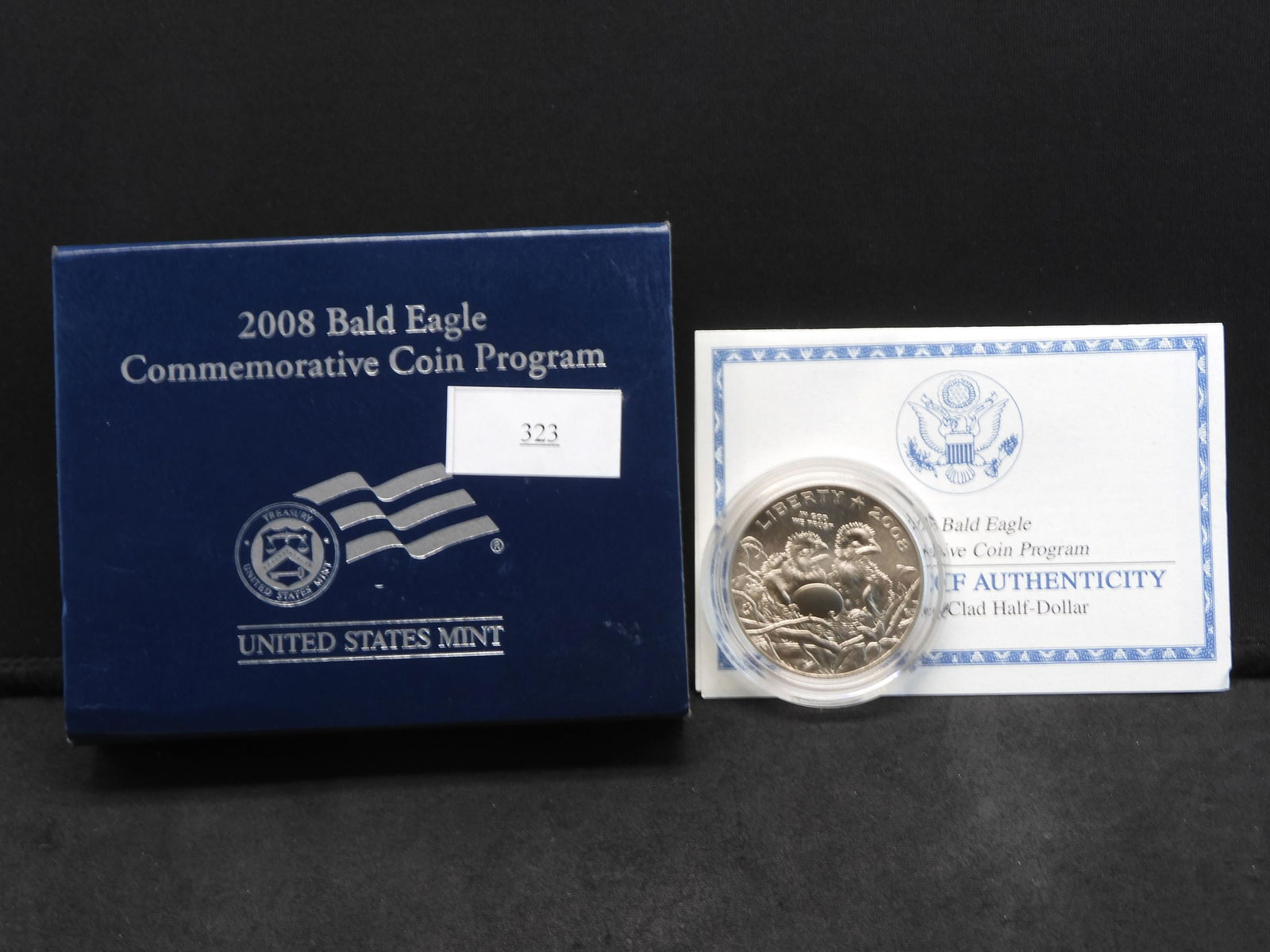 2008-S U.S. Bald Eagle Uncirculated Clad Half Dollar - OGP (1 of 4)