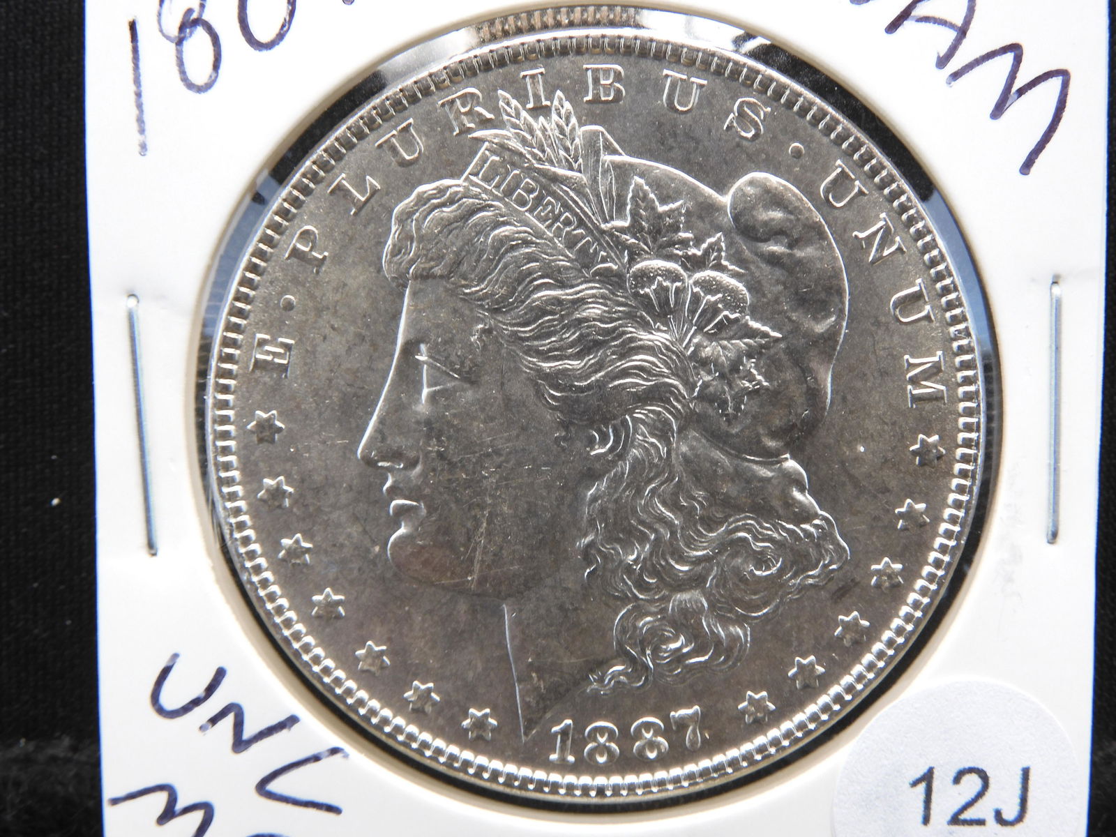 1887-P Morgan Dollar - Better Date - High (MS) Grade - Beautiful UNC Luster - VAM 40 (1 of 3)
