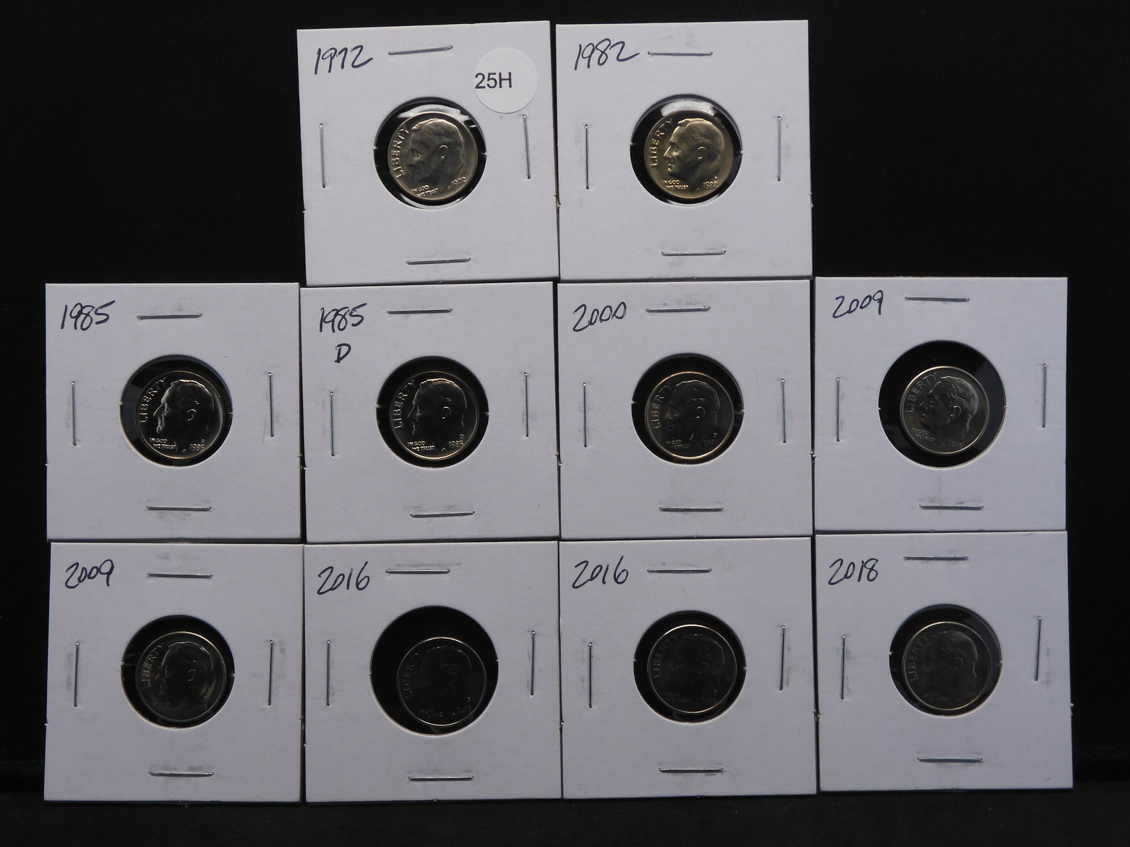 10 High Grade Roosevelt Dimes (1 of 11)