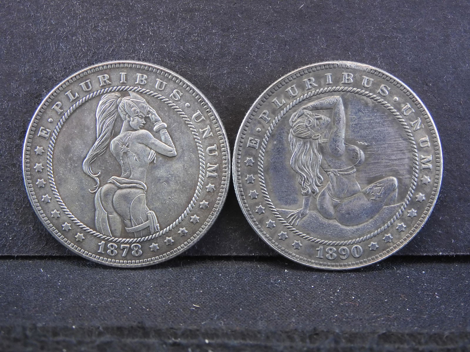 (2) MORGAN BABES, NOVELTY, NO SILVER (1 of 2)