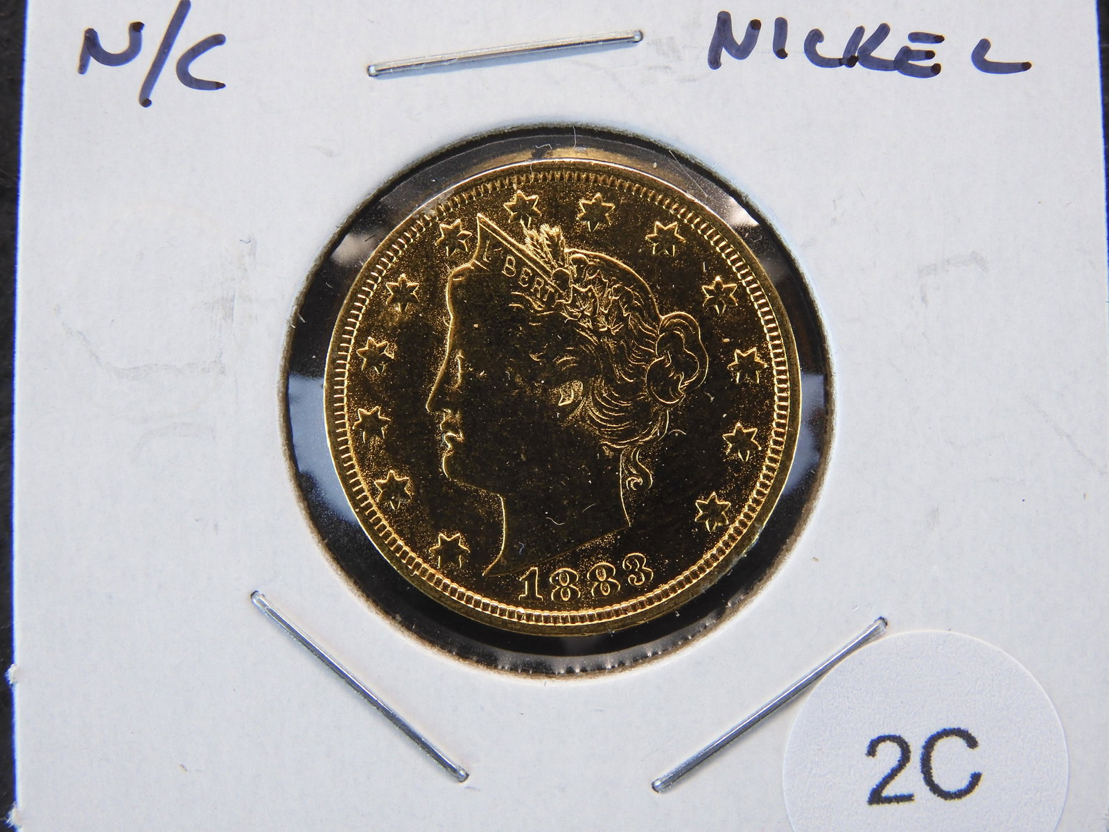1883 N/C Racketeer Nickel.: 1883 N/C Racketeer Nickel.