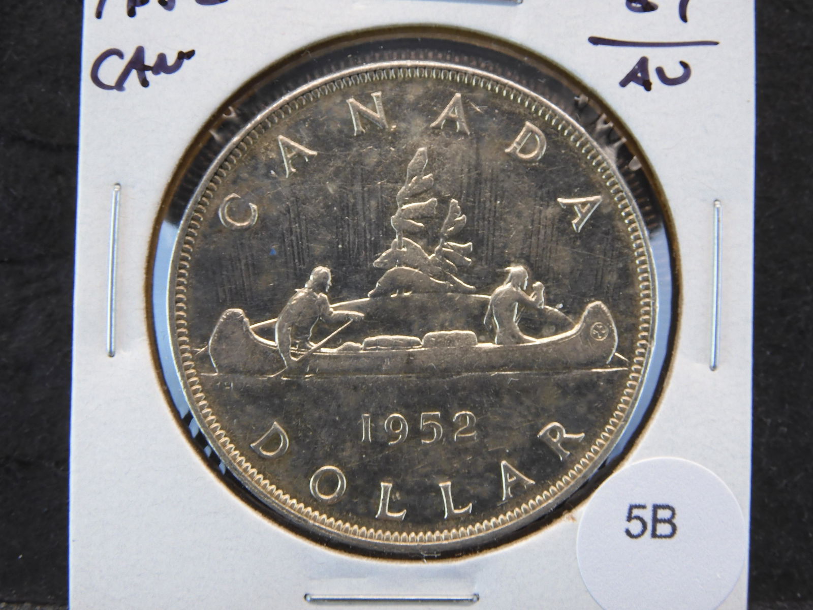 1952 Canada $1.  AU. (1 of 3)