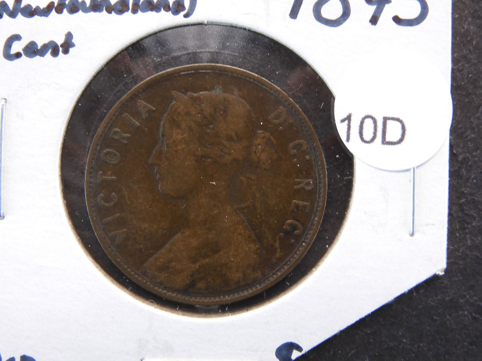 1873 Newfoundland 1 Cent. (1 of 3)