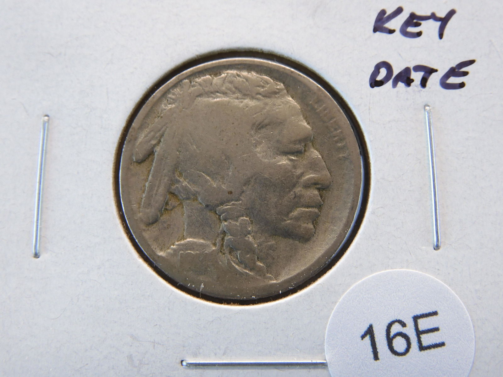 1914-D Buffalo 5c.  Key Date. (1 of 3)