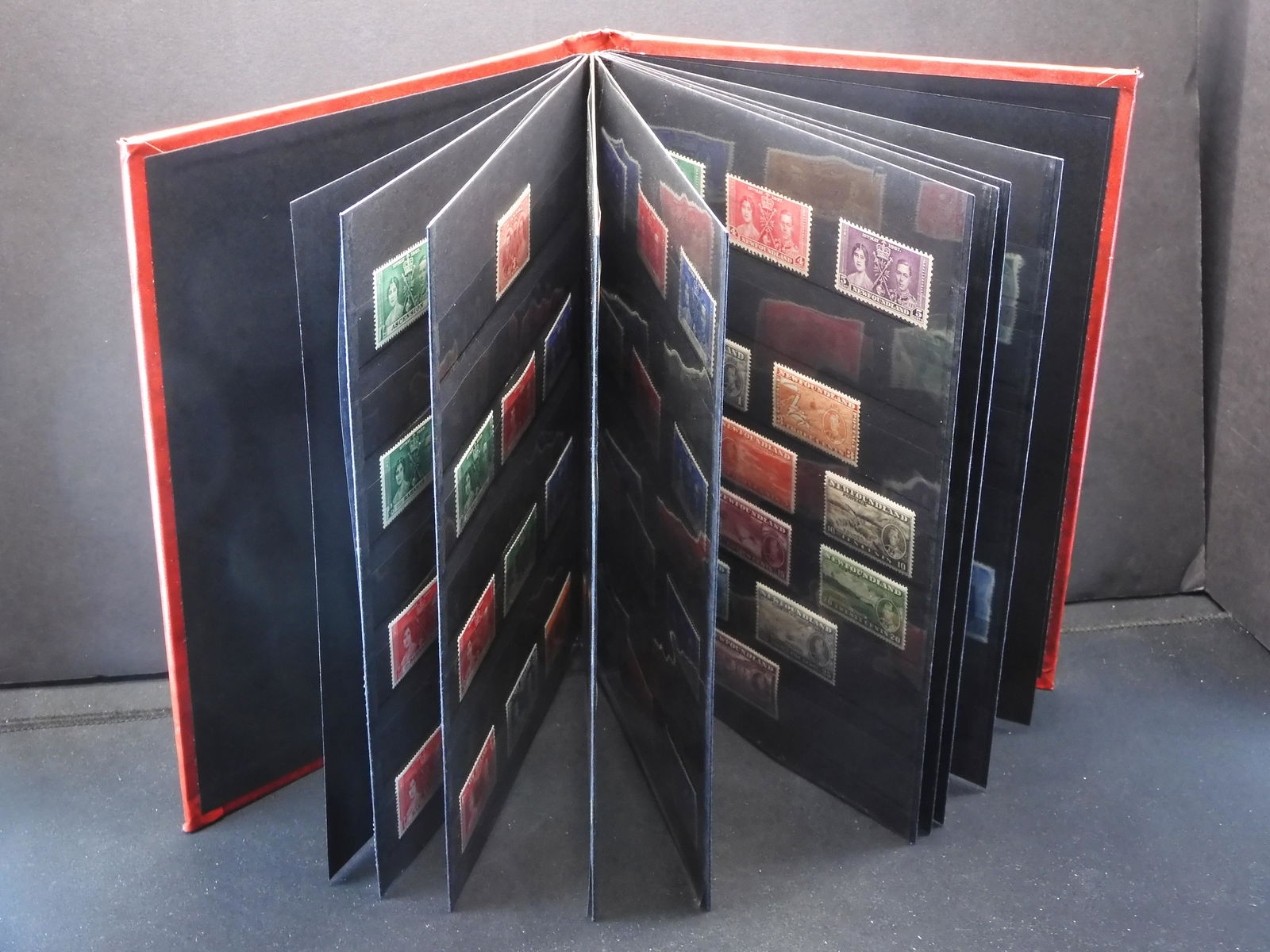 1937 King George III Coronation Omnibus Issue.  Stamp Album.  179 Stamps Total. (1 of 11)