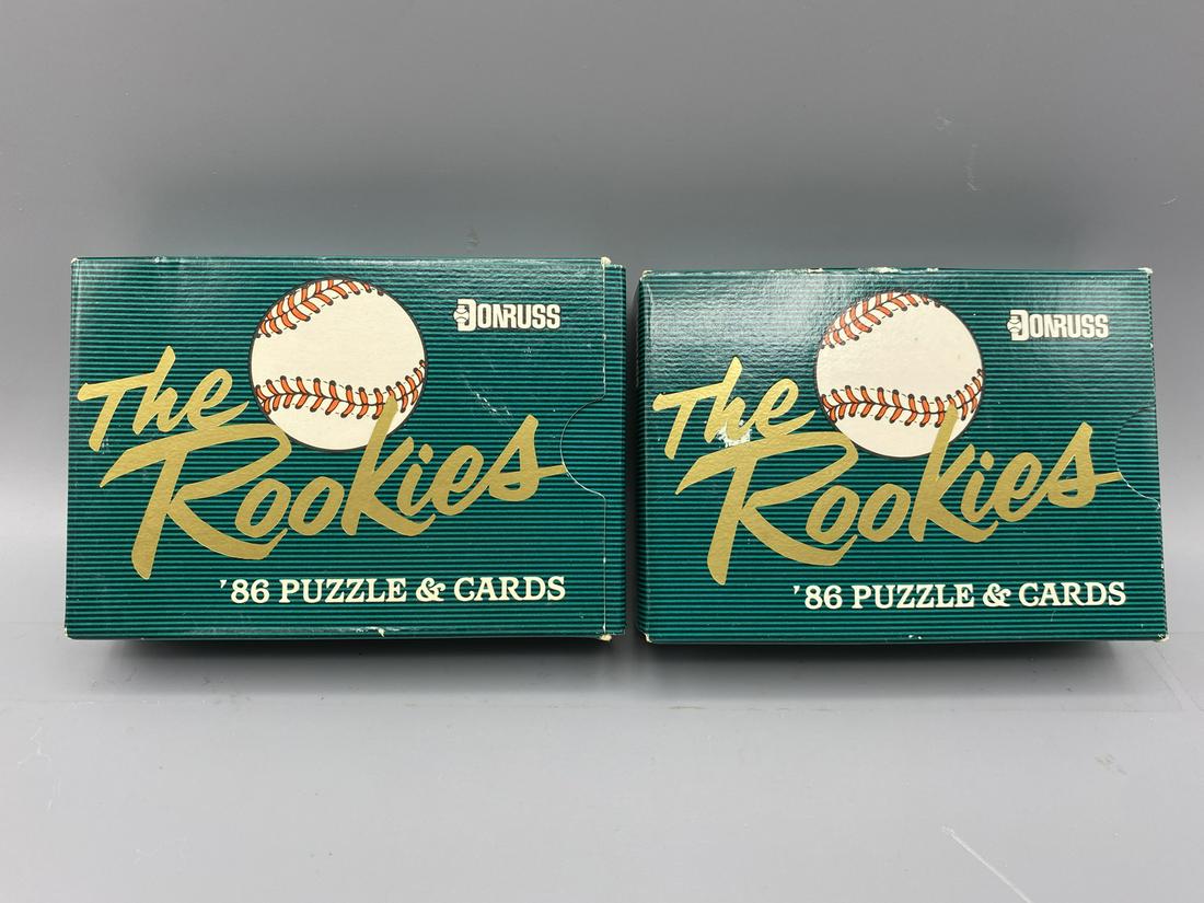 Lot of (2) 1986 Donruss The Rookies Complete Sets - Barry Bonds, Bo Jackson Rookies (1 of 2)