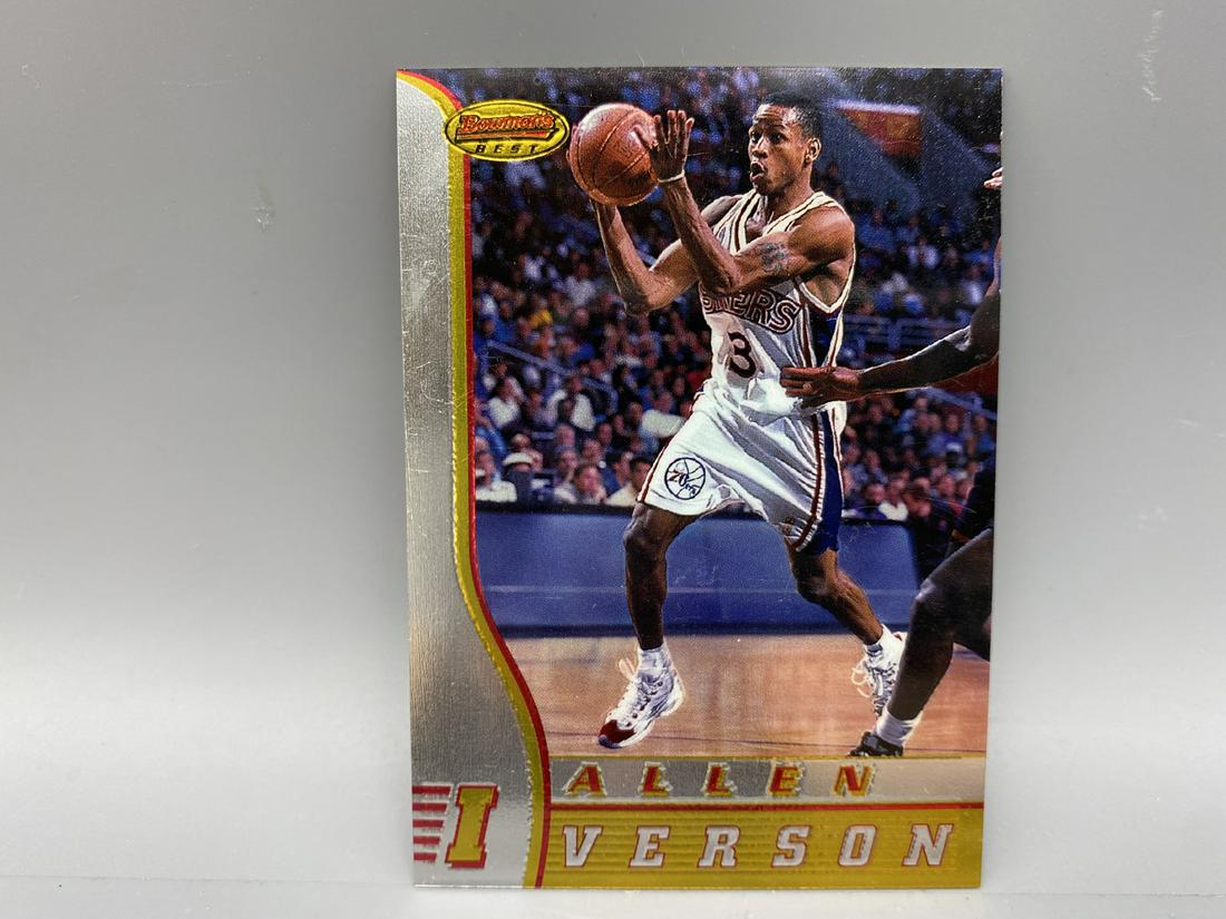 1996 Bowman's Best Allen Iverson RC #R1 (1 of 2)